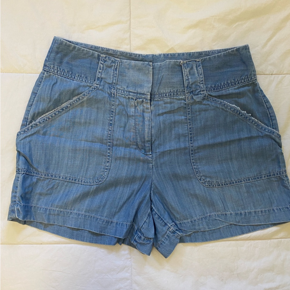 LOFT Light Blue Jean Shorts